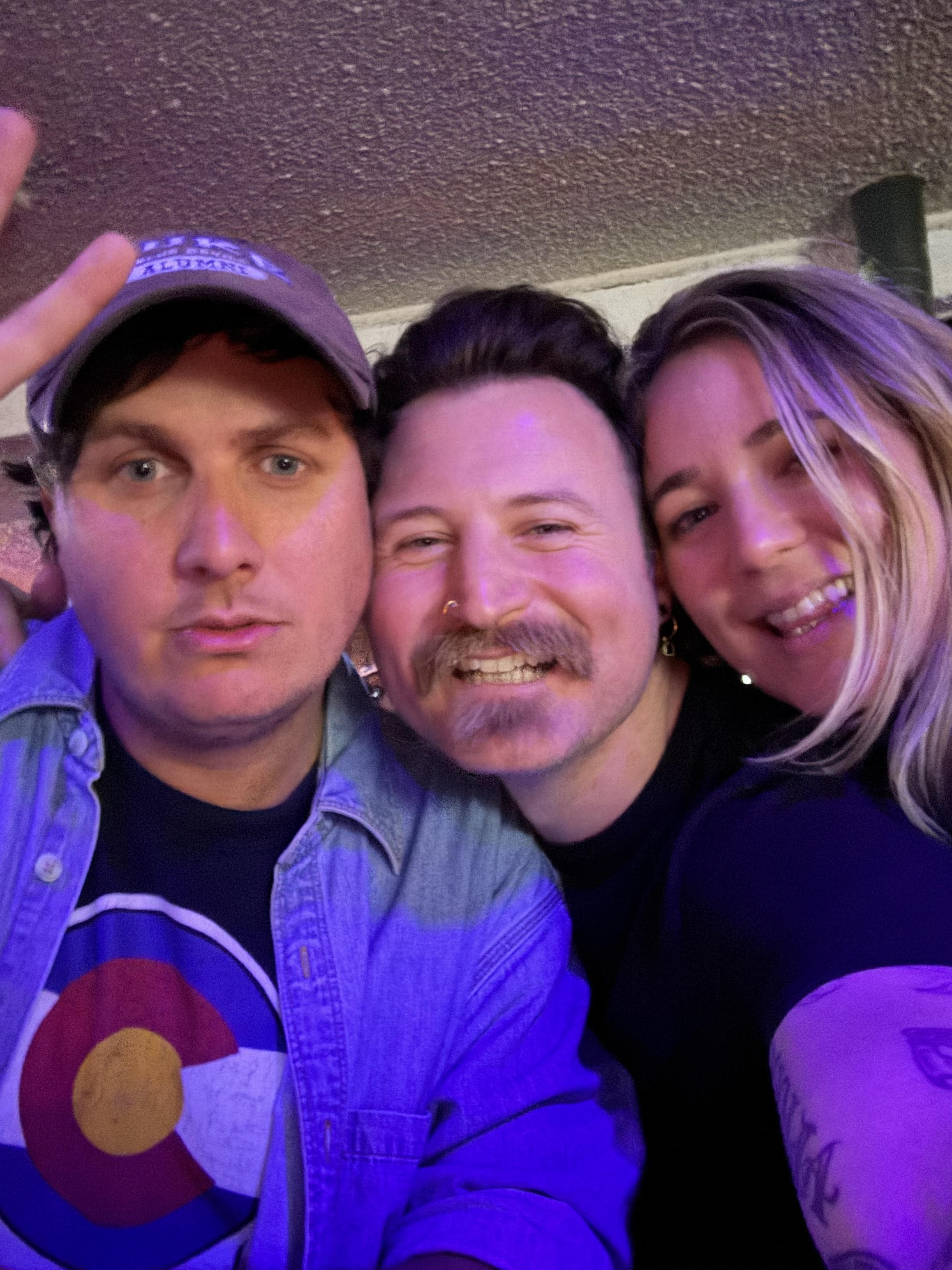 William A Soprano with friends in North Carolina