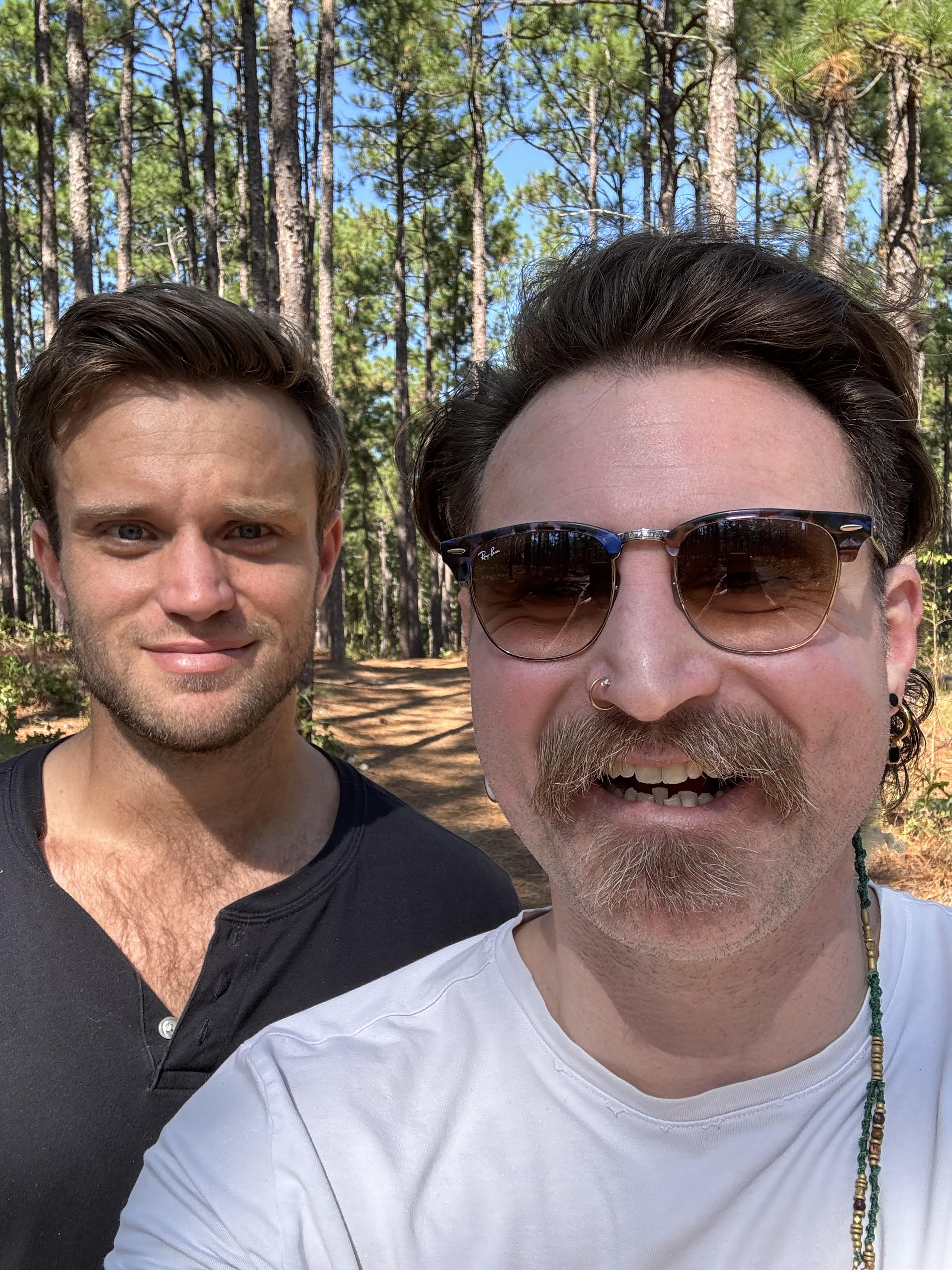 William A Soprano with a friend in North Carolina