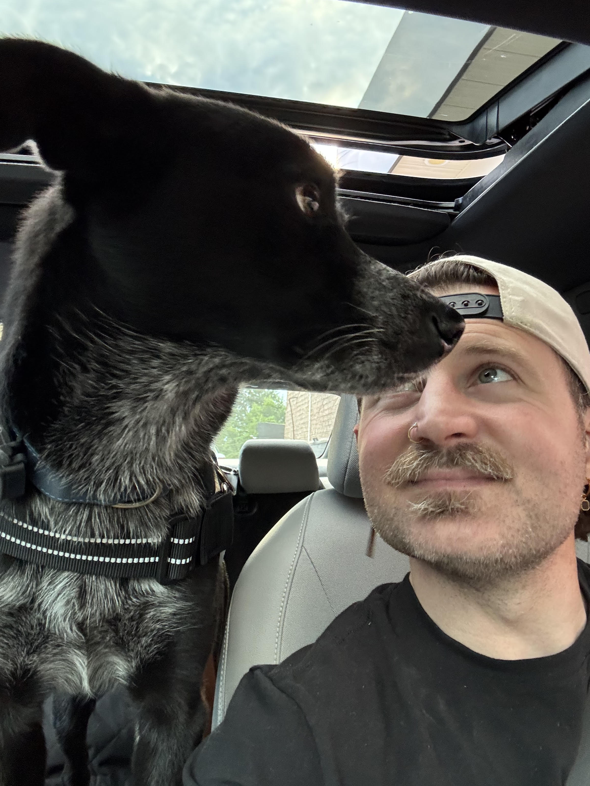William Andrew Soprano with Olimar dog